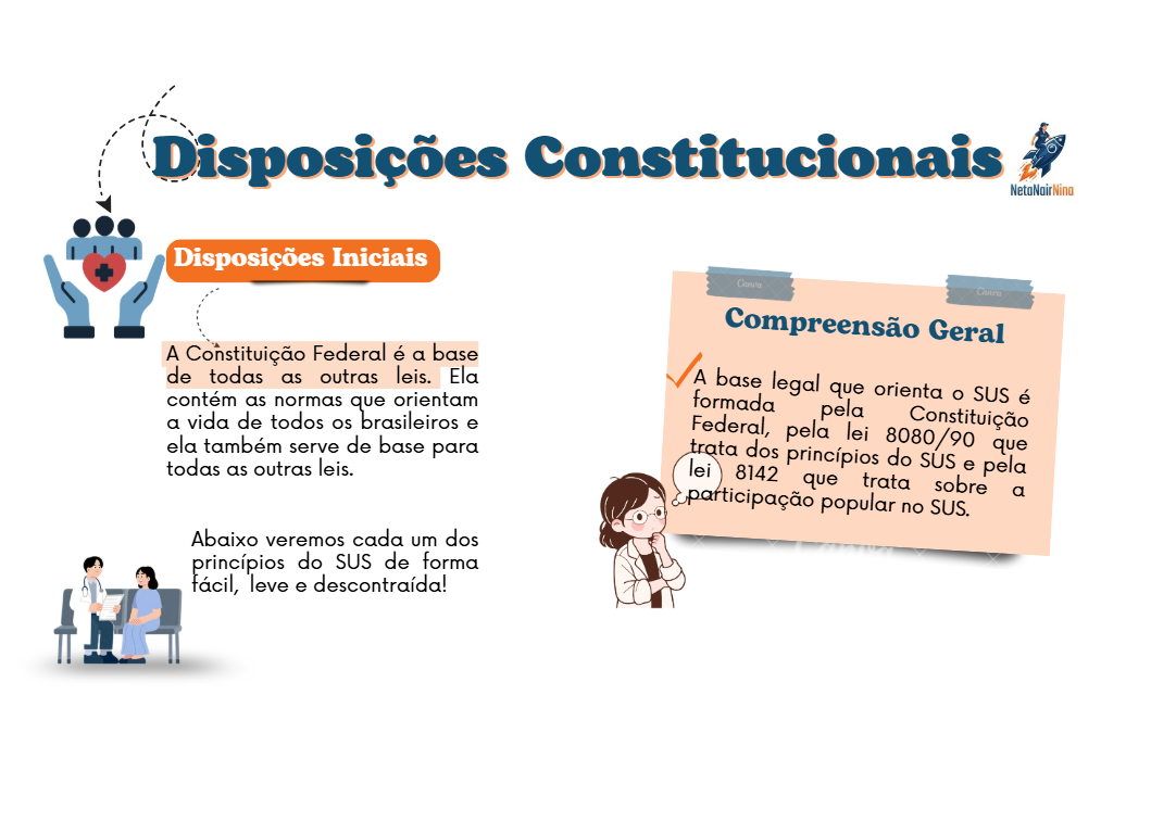 Mockup do material - Disposições Constitucionais explicadas de forma simples
